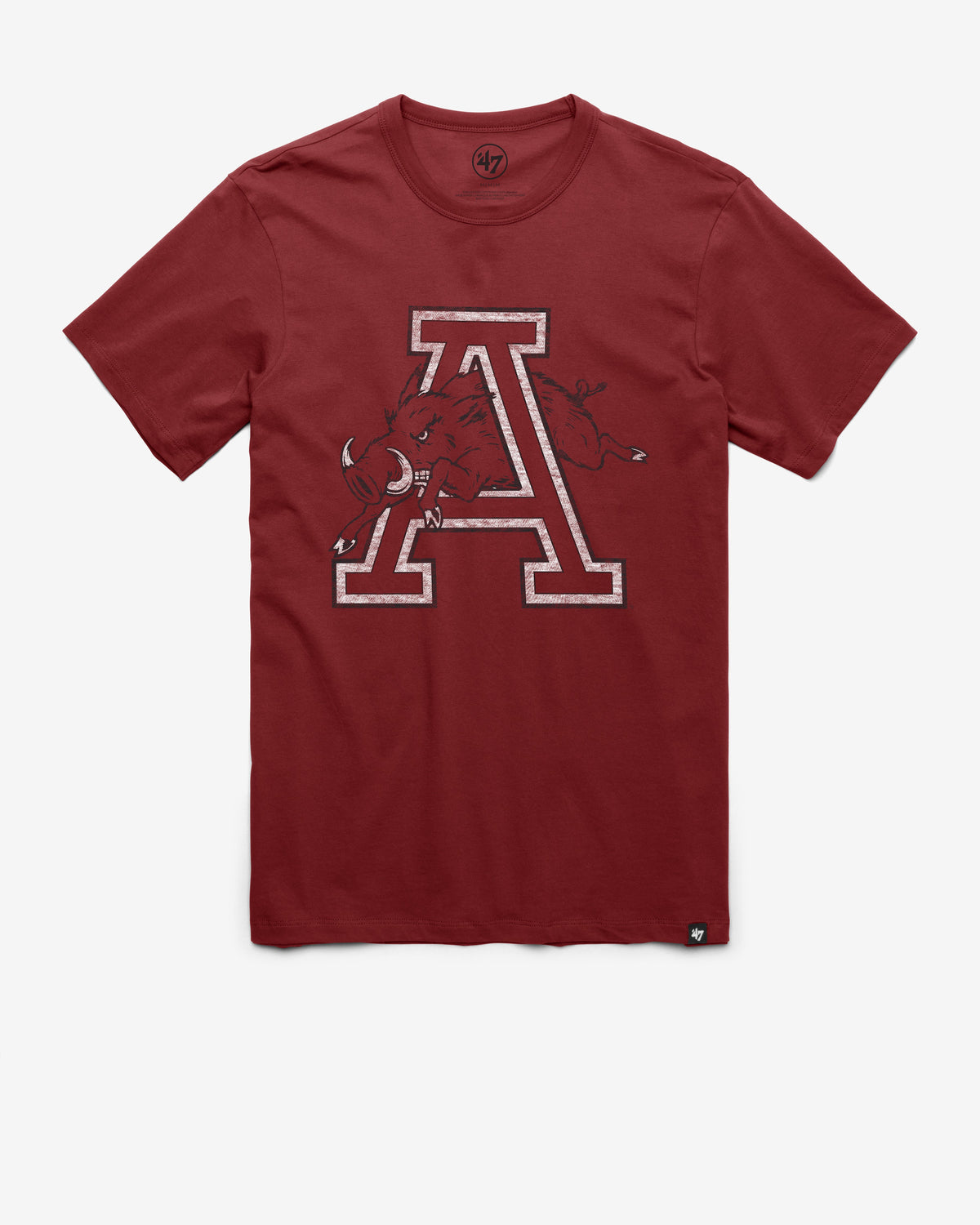 ARKANSAS RAZORBACKS VINTAGE PREMIER '47 FRANKLIN TEE