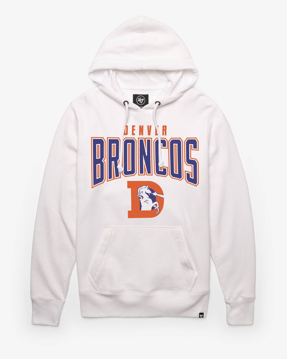 DENVER BRONCOS HISTORIC TEAM ELEMENTS ARCH '47 HEADLINE HOOD