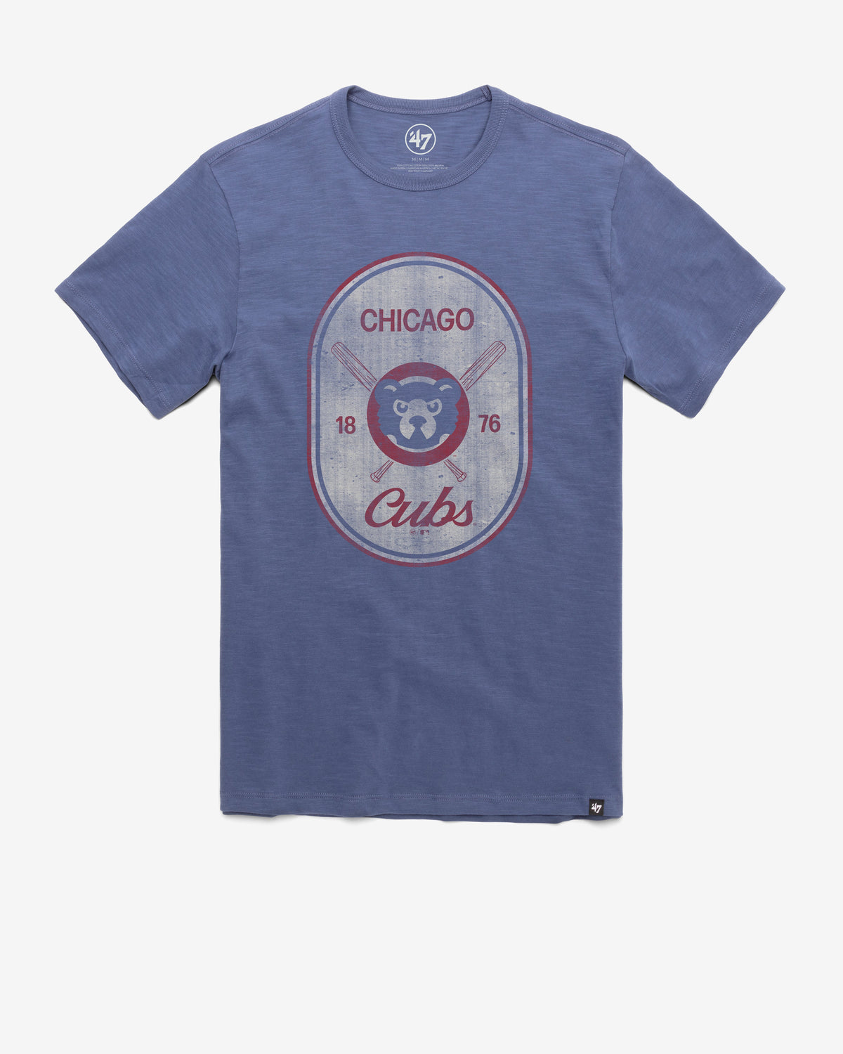 CHICAGO CUBS COOPERSTOWN CROSS PATCH '47 SCRUM TEE