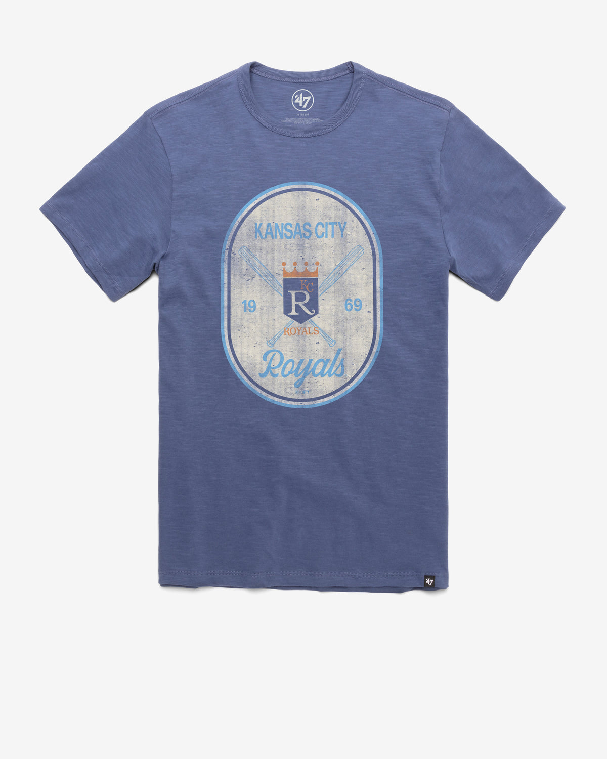 KANSAS CITY ROYALS COOPERSTOWN CROSS PATCH '47 SCRUM TEE