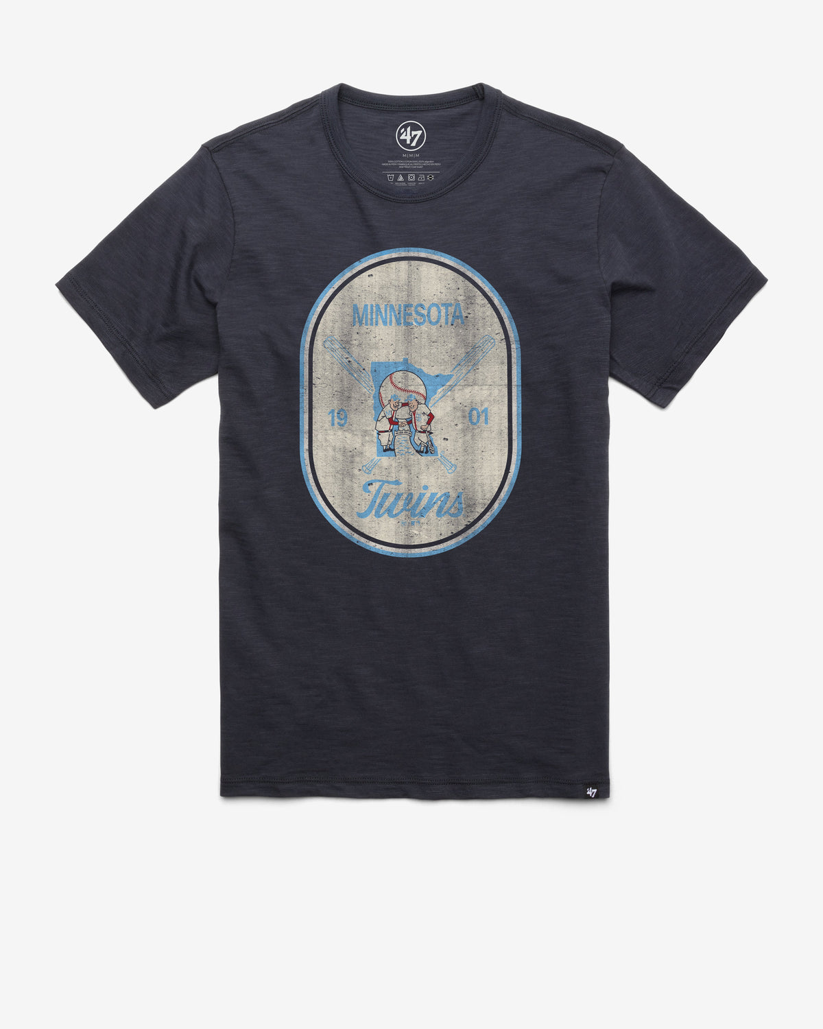 MINNESOTA TWINS COOPERSTOWN CROSS PATCH '47 SCRUM TEE