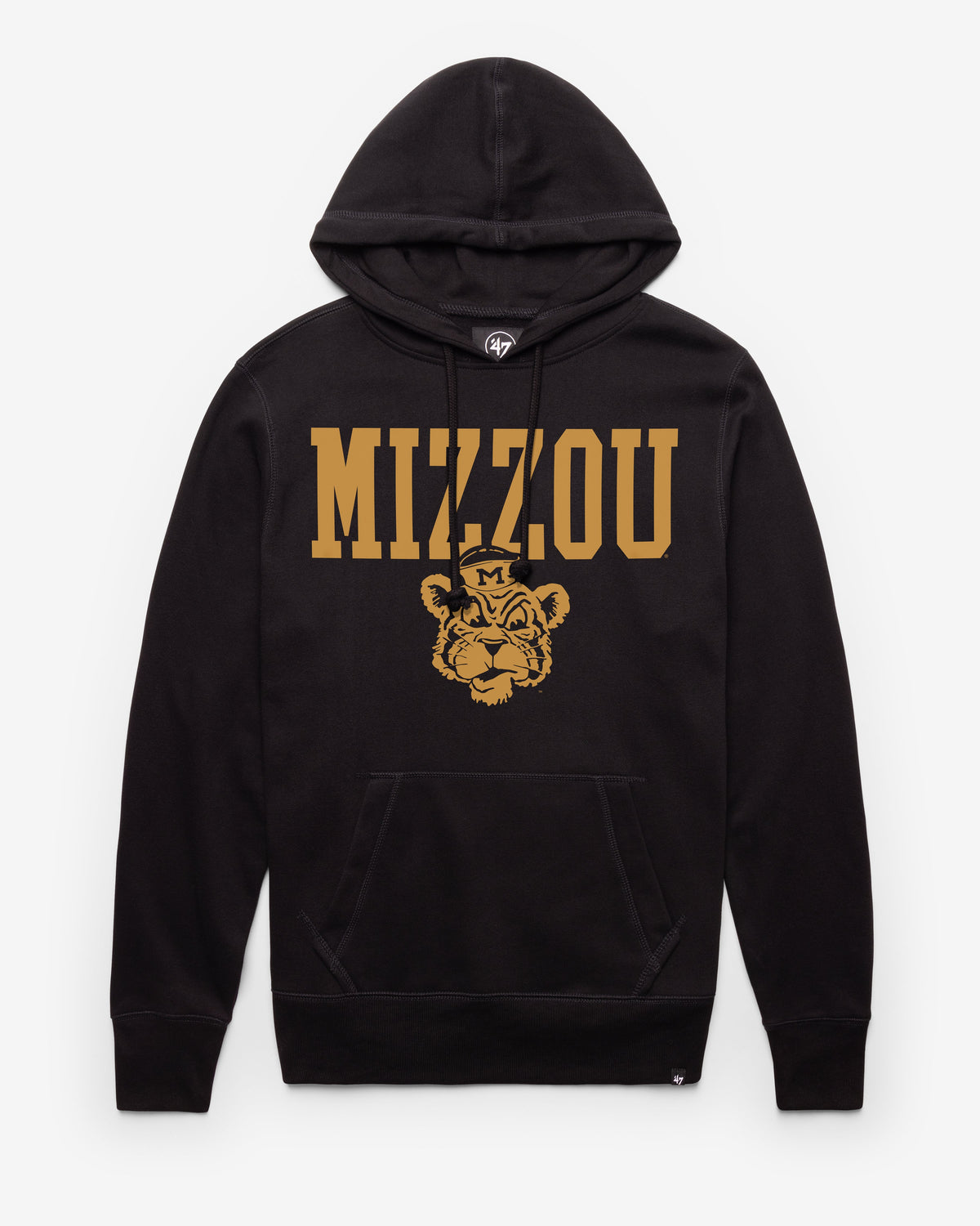 MISSOURI TIGERS VINTAGE STRAIGHT BLOCK '47 HEADLINE HOOD