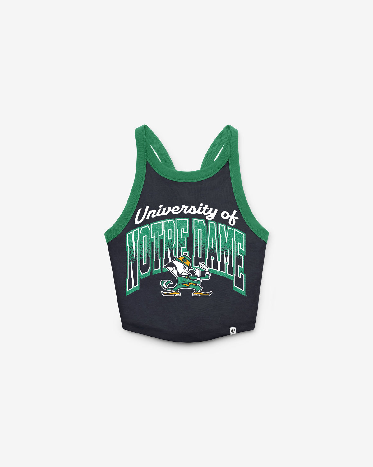NOTRE DAME FIGHTING IRISH SHIMMER SHADOW '47 WOMEN'S SPORTY TANK