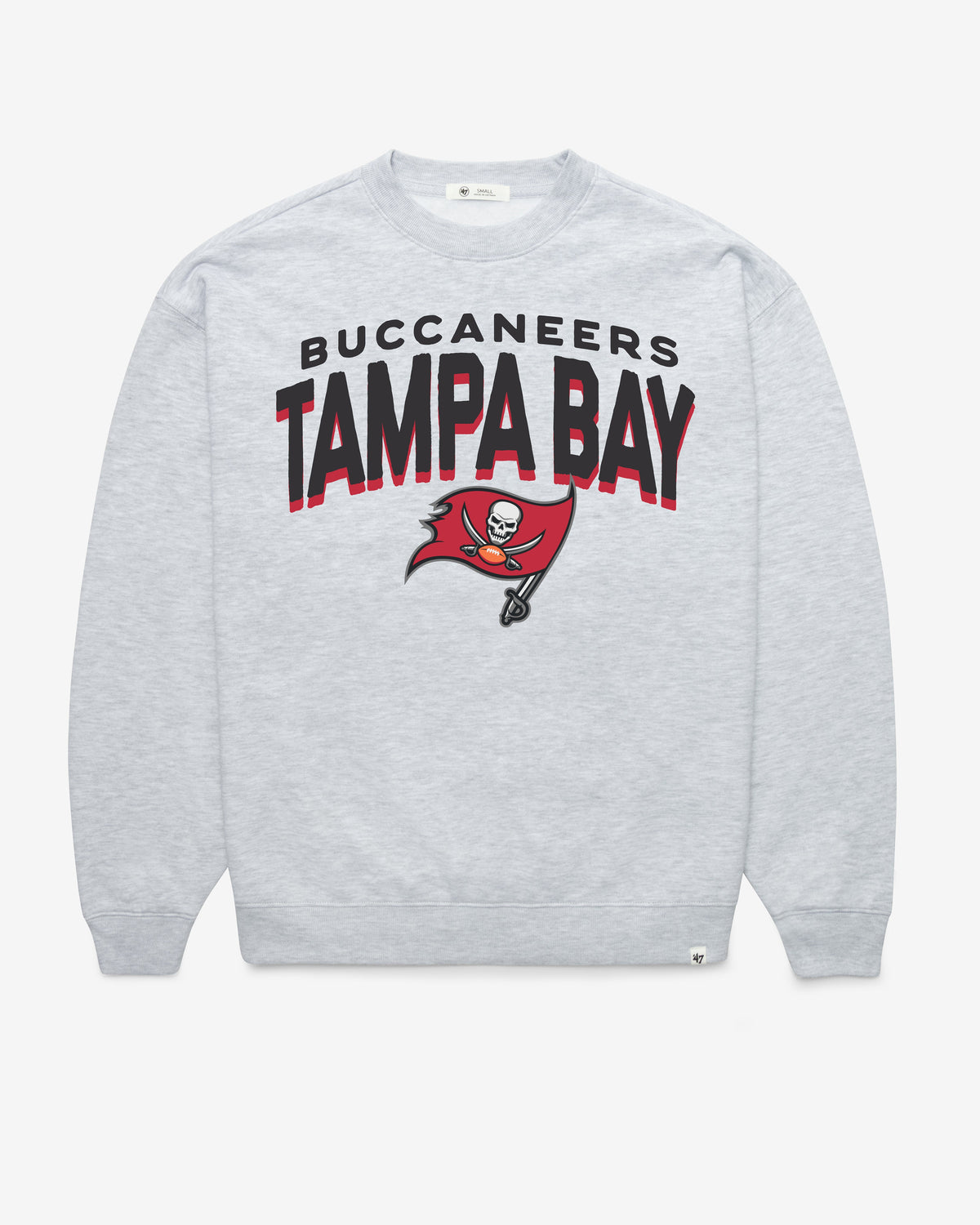 TAMPA BAY BUCCANEERS CAMPUS ARCH CLOUD '47 OVERSIZED CREW WOMENS
