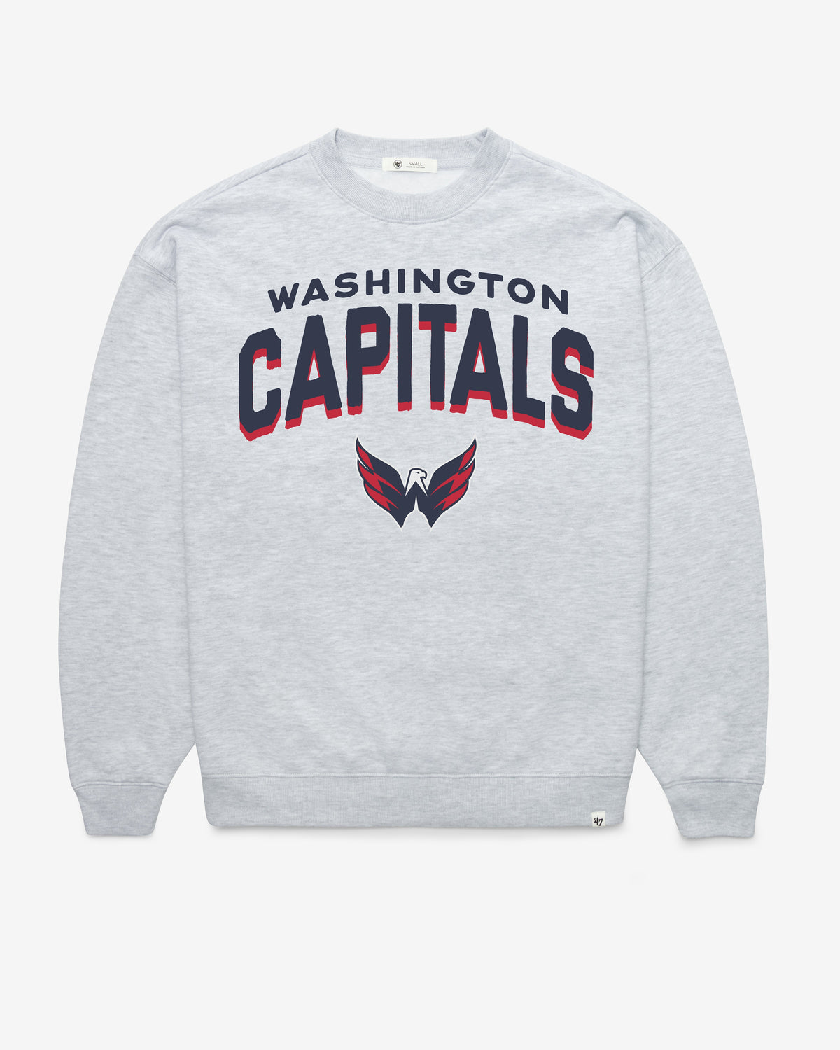 WASHINGTON CAPITALS CAMPUS ARCH CLOUD '47 OVERSIZED CREW WOMENS