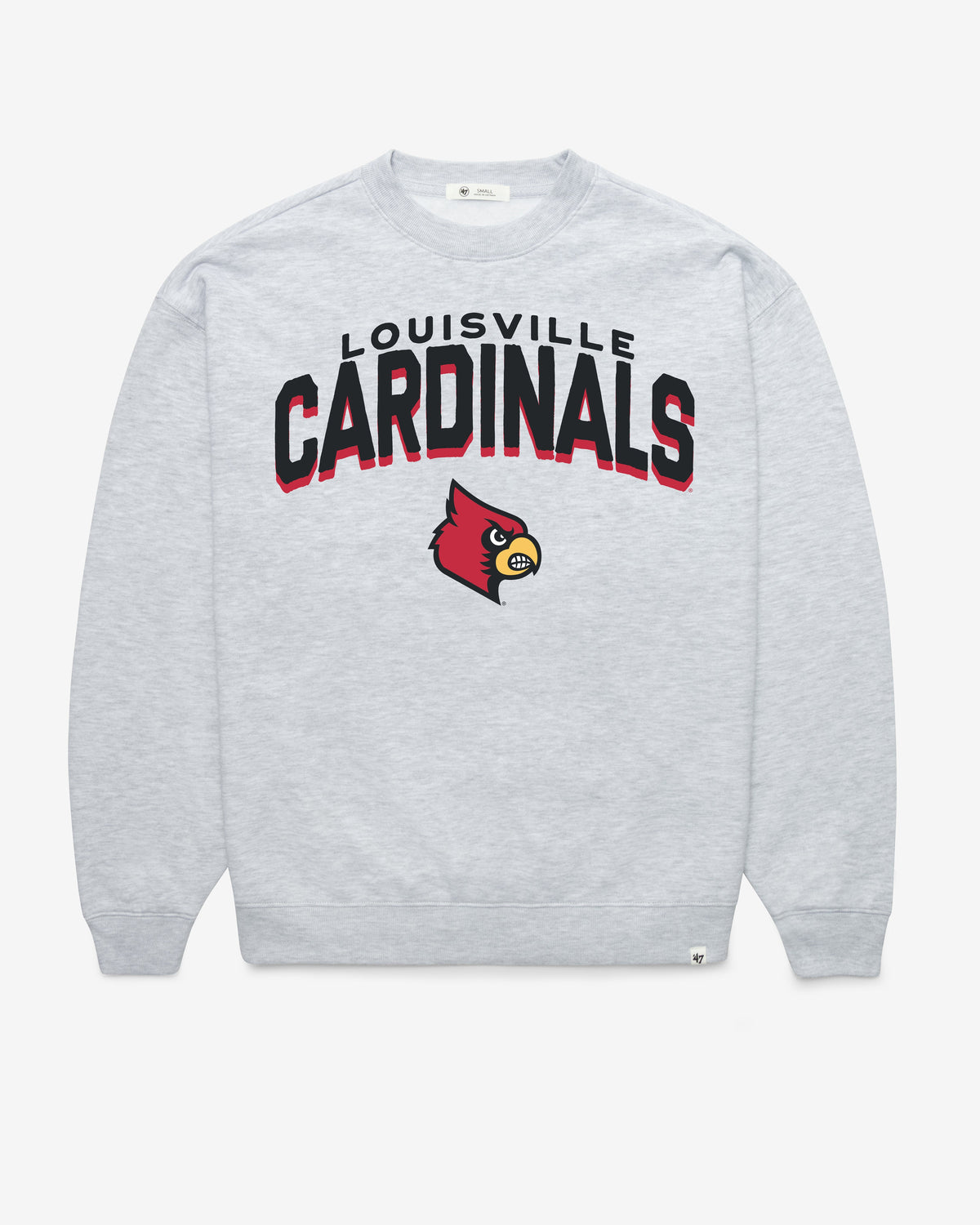 LOUISVILLE CARDINALS CAMPUS ARCH CLOUD '47 OVERSIZED CREW WOMENS