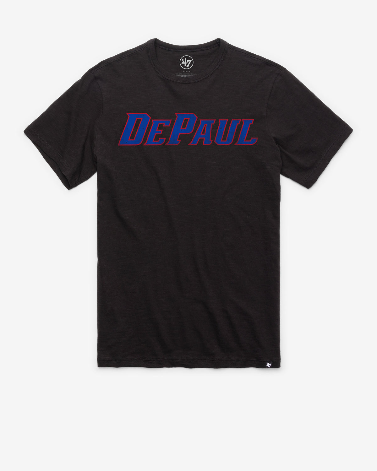 DEPAUL BLUE DEMONS GRIT WORDMARK '47 SCRUM TEE