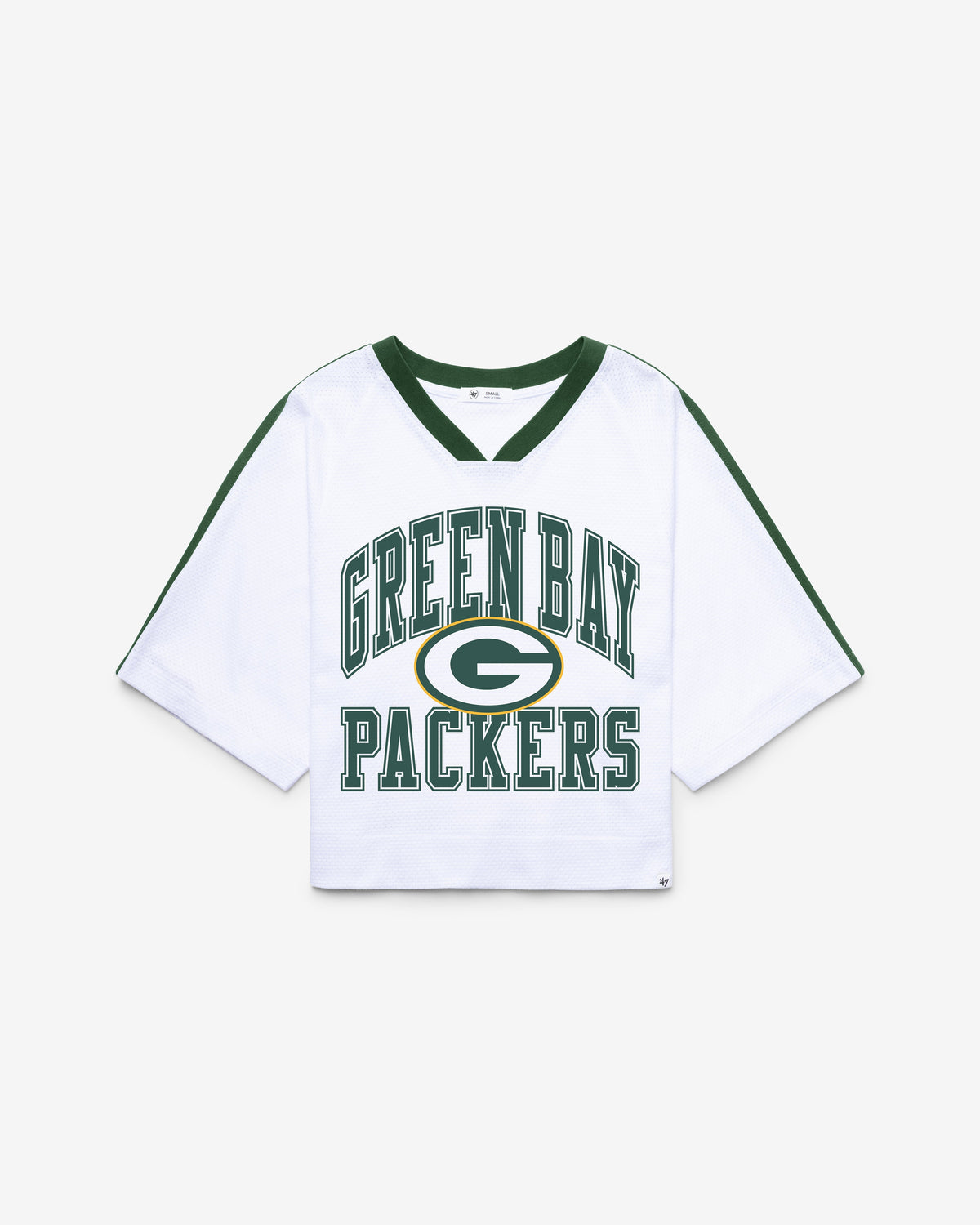 GREEN BAY PACKERS BIG OVERARCH '47 WOMEN'S DROP NEEDLE RAGLAN JERSEY
