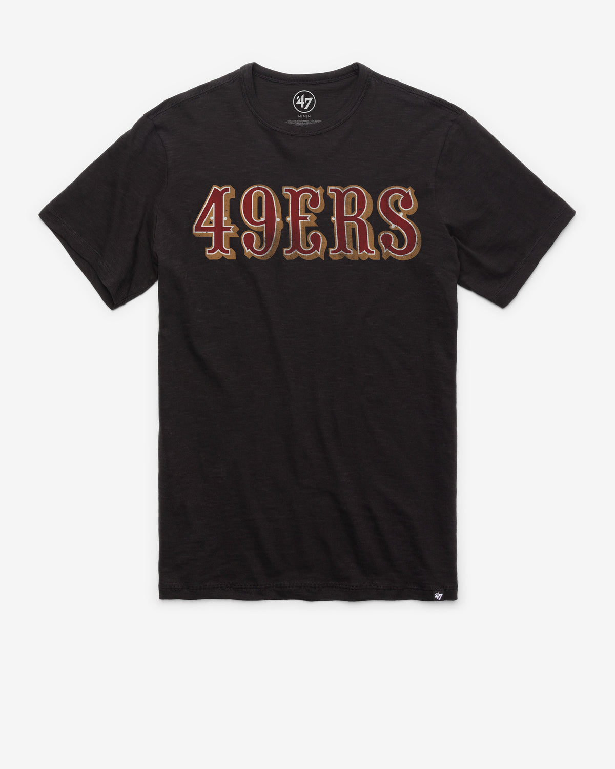 SAN FRANCISCO 49ERS GRIT WORDMARK '47 SCRUM TEE