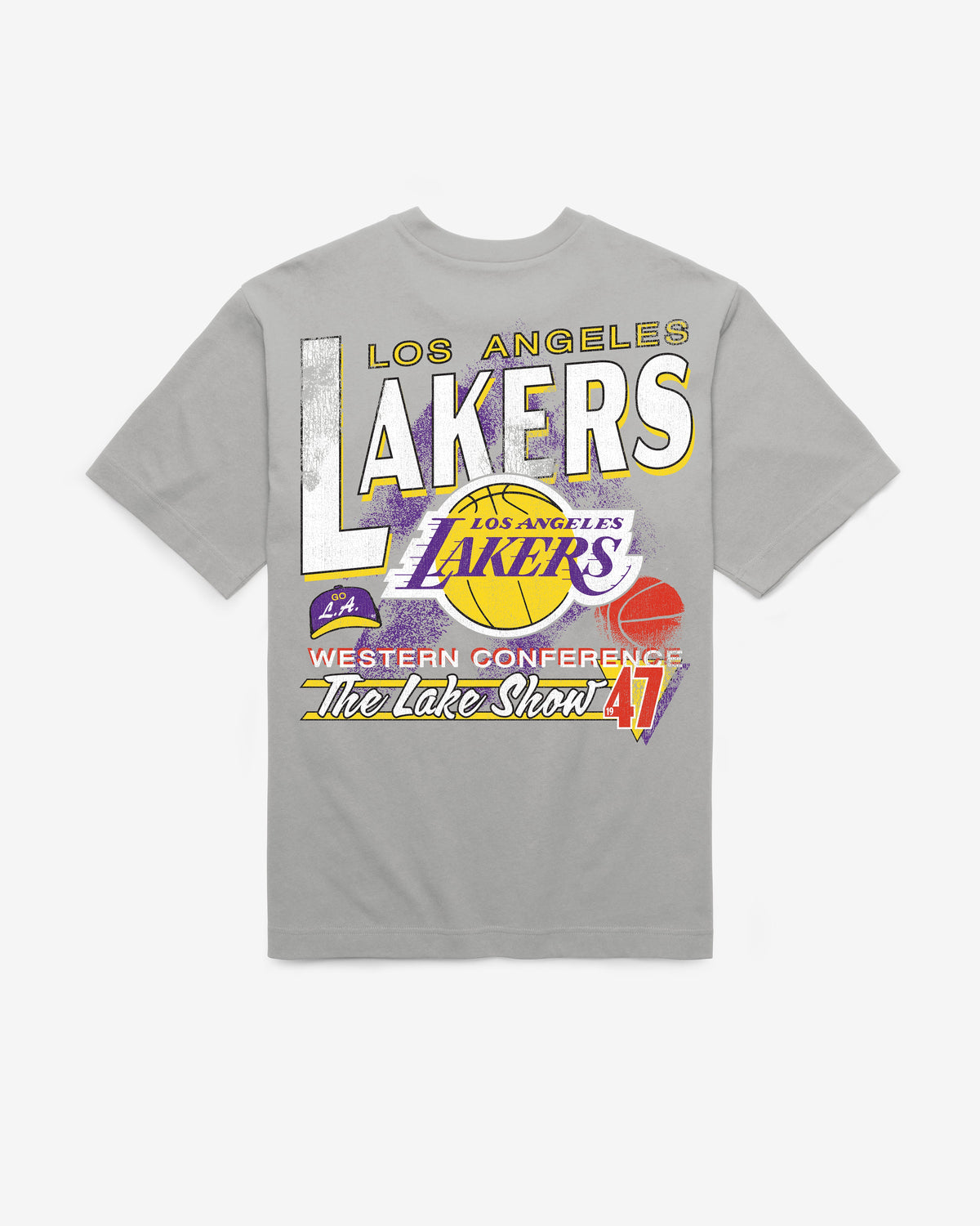 LOS ANGELES LAKERS UNDER BAR '47 FOUNDATION TEE