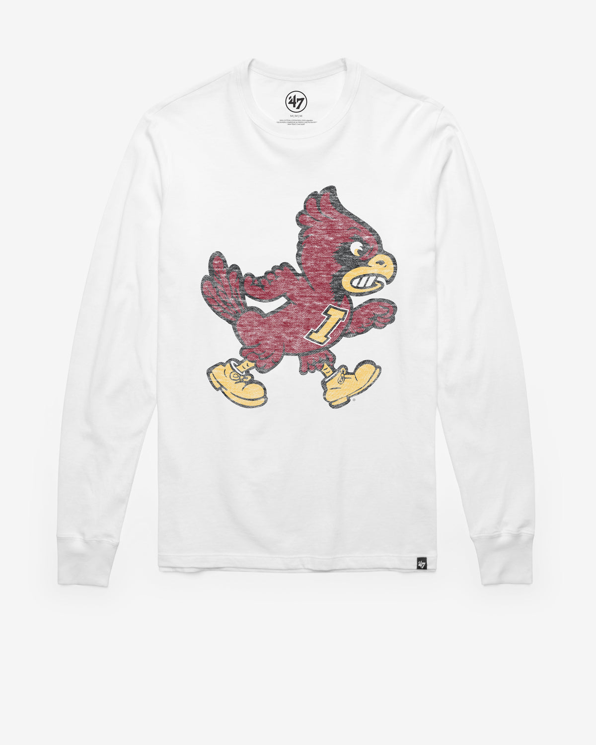 IOWA STATE CYCLONES VINTAGE PREMIER '47 FRANKLIN LONG SLEEVE TEE