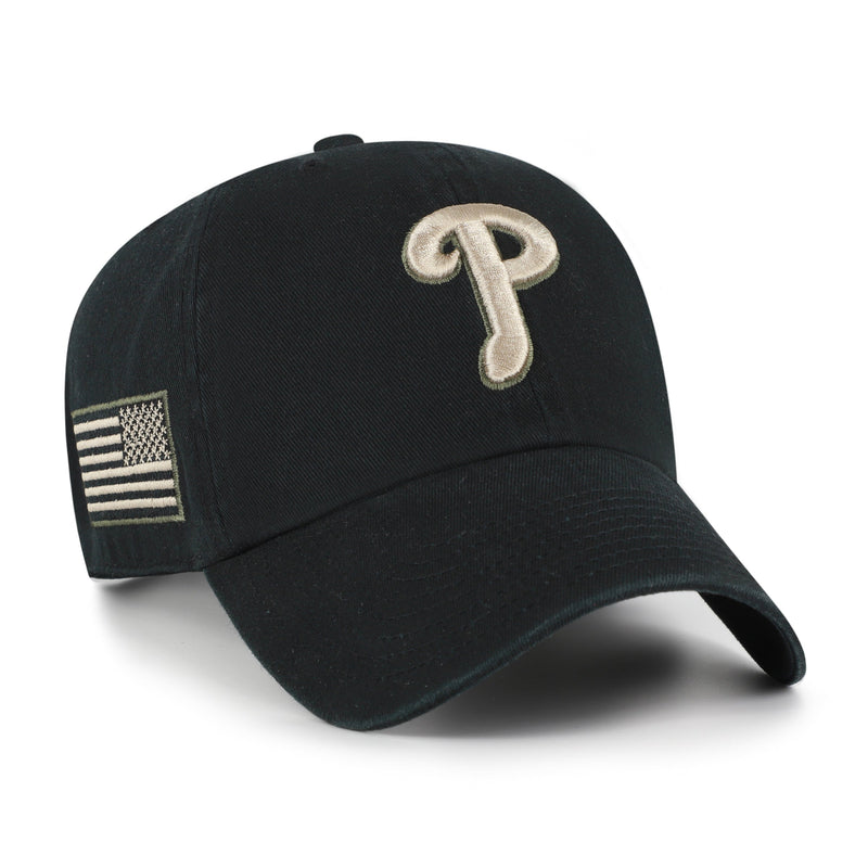 PHILADELPHIA PHILLIES KHAKI ACCENTS '47 CLEAN UP