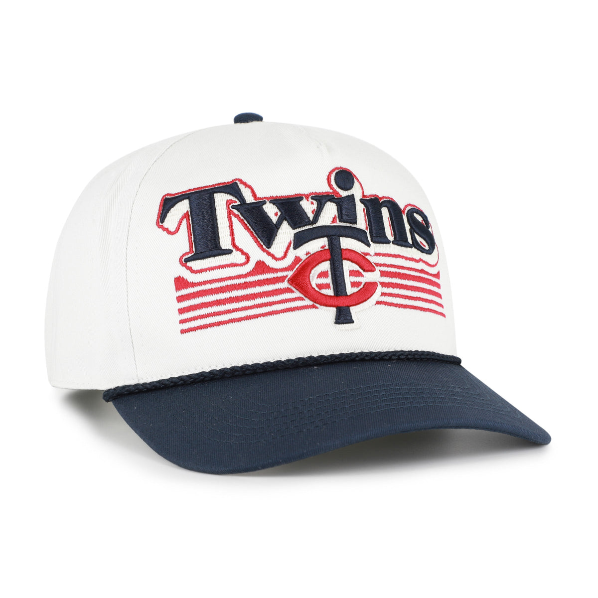 MINNESOTA TWINS SCRIPT FADE TWO TONE ROPE '47 HITCH