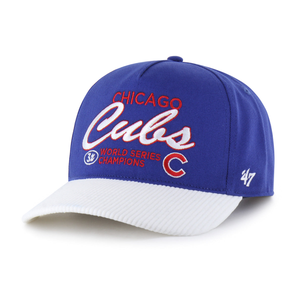CHICAGO CUBS COOPERSTOWN WORLD SERIES MULTI TIME '47 HITCH RF RELAXED FIT
