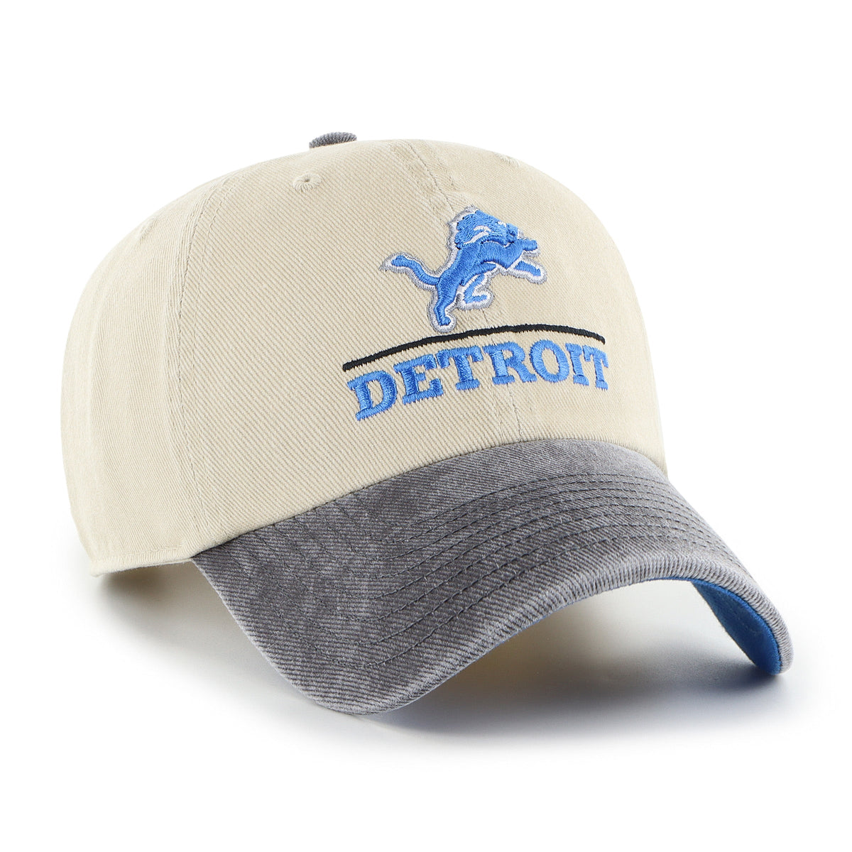 DETROIT LIONS LOGO LINE TWO TONE '47 CLEAN UP