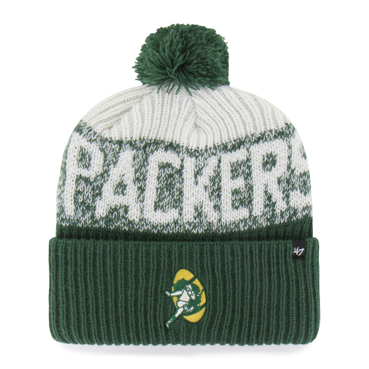 Green Bay Packers Historic Bone Chill '47 Cuff Knit