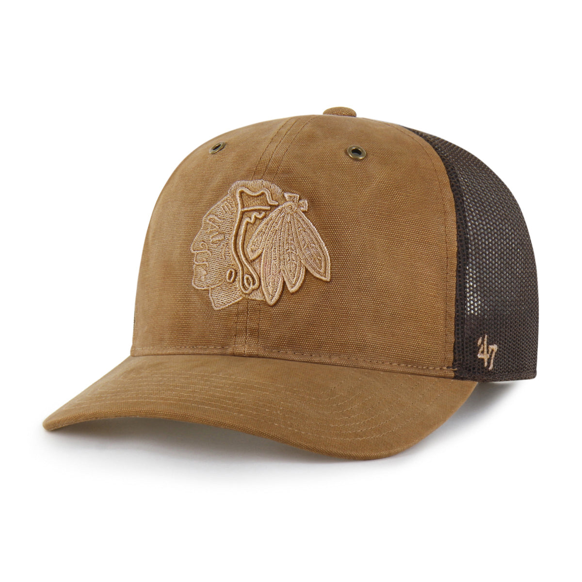 CHICAGO BLACKHAWKS CARHARTT DYED '47 TRUCKER RF RELAXED FIT