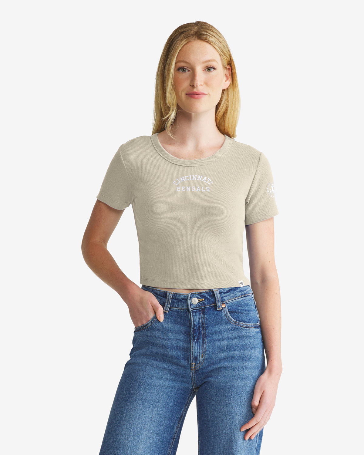 CINCINNATI BENGALS SPIRITED '47 WOMEN'S BABY RIB TEE