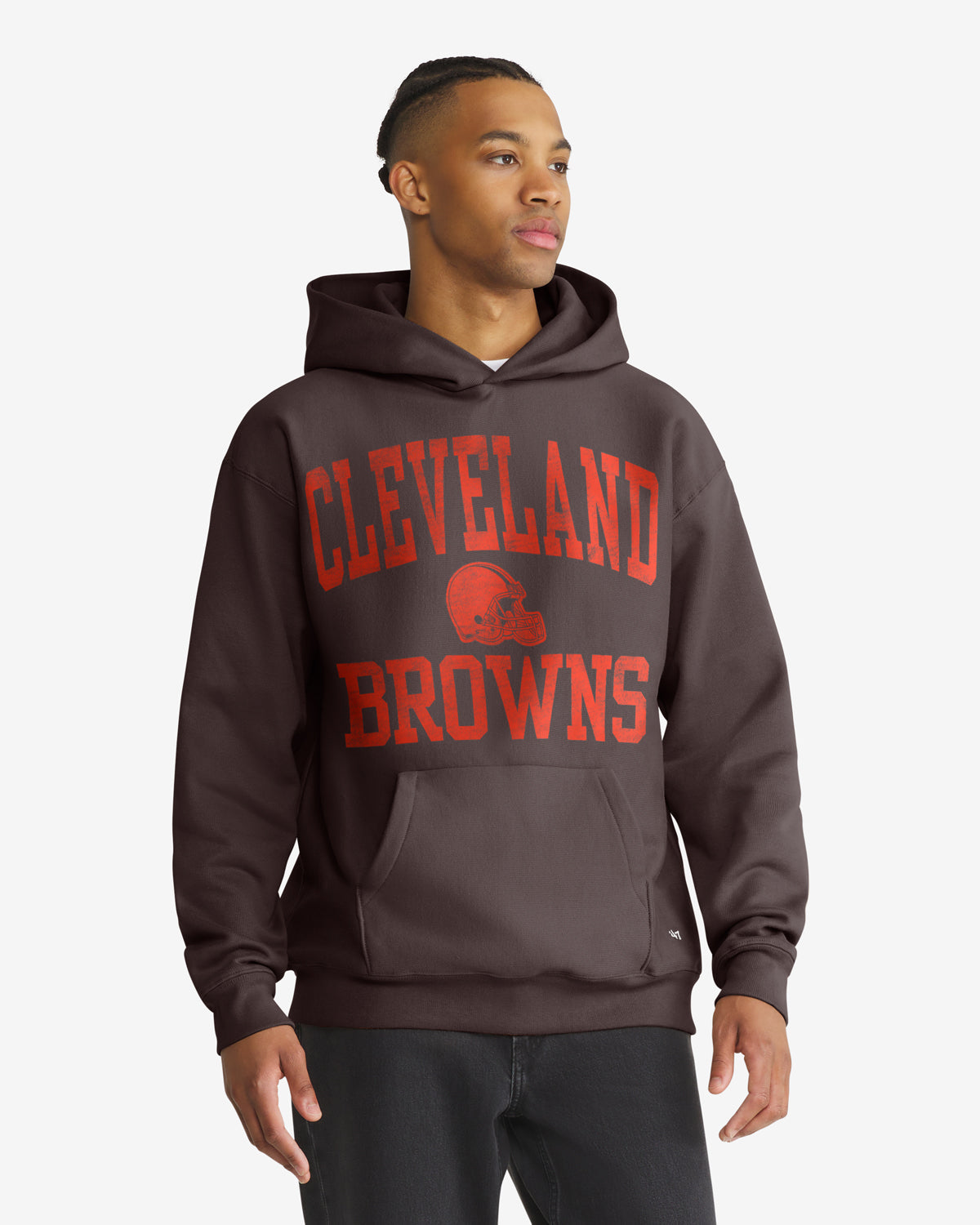 CLEVELAND BROWNS CAMPUS STACK ARCHED '47 FOUNDATION HOOD