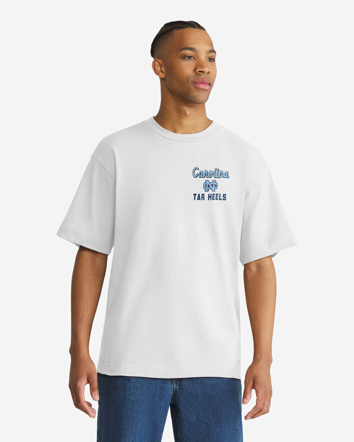 NORTH CAROLINA TAR HEELS UNC VINTAGE CAMPUS MASCOT BACKER '47 FOUNDATION TEE