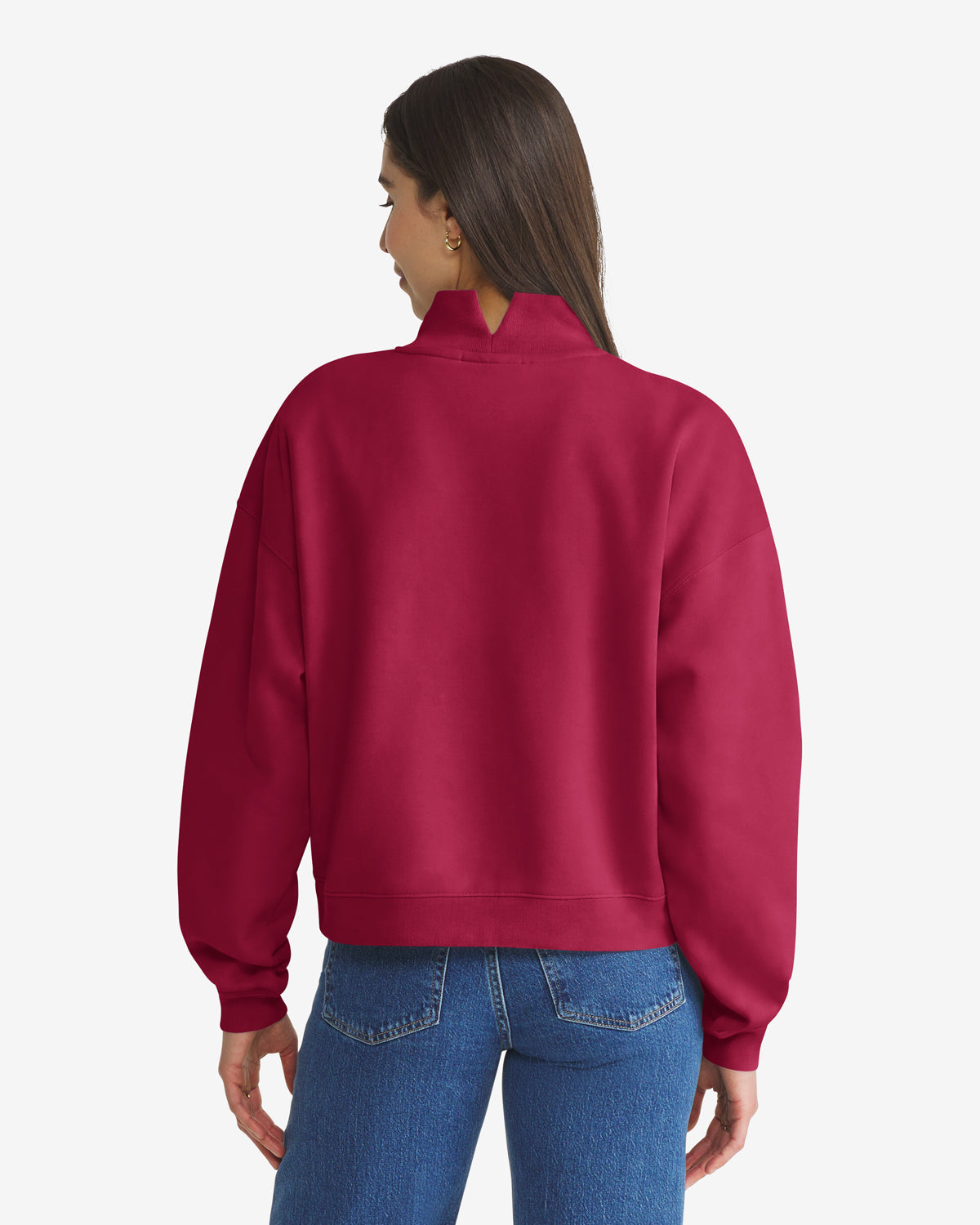 FLORIDA STATE SEMINOLES VINTAGE VANTAGE '47 WOMEN'S MOCK NECK PULLOVER