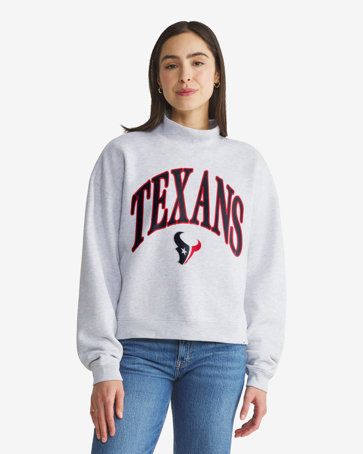 Houston Texans Vantage '47 Women's Mock Neck Pullover