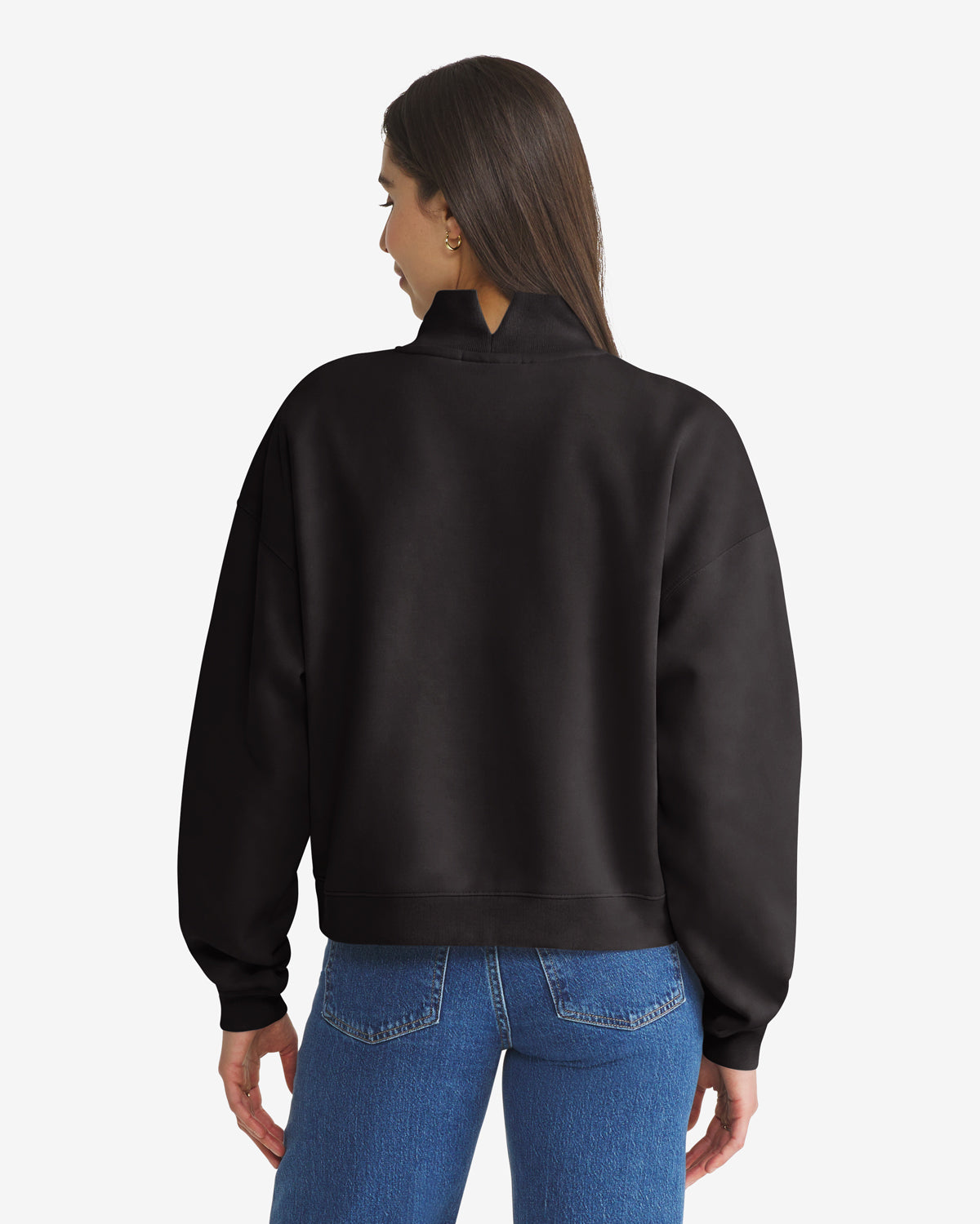 NEW ORLEANS SAINTS VANTAGE '47 WOMEN'S MOCK NECK PULLOVER