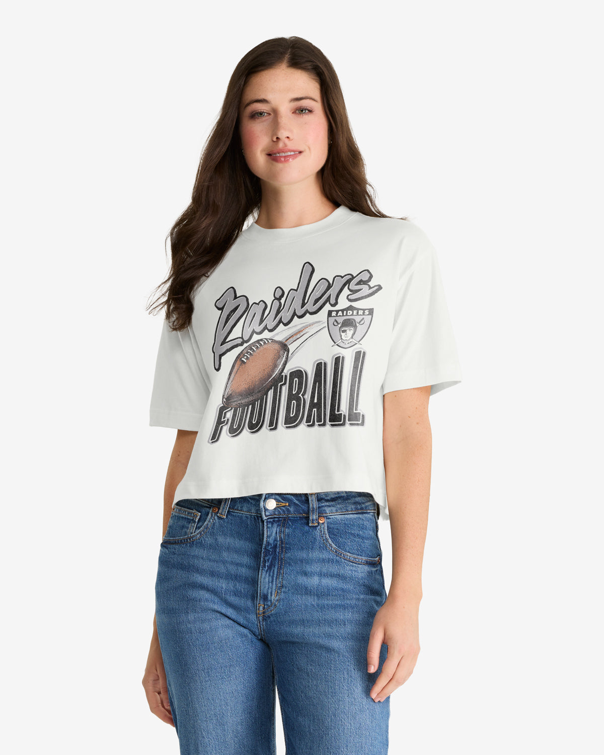LAS VEGAS RAIDERS HISTORIC DIME TIME '47 REED CITY TEE WOMENS