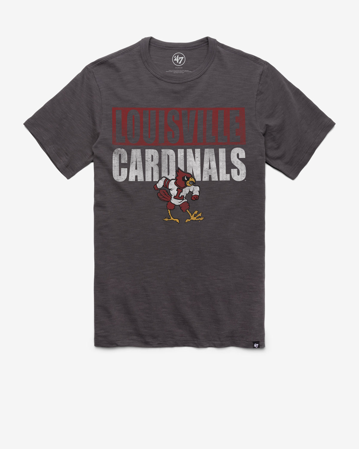 LOUISVILLE CARDINALS VINTAGE GRIT VINTAGE '47 SCRUM TEE