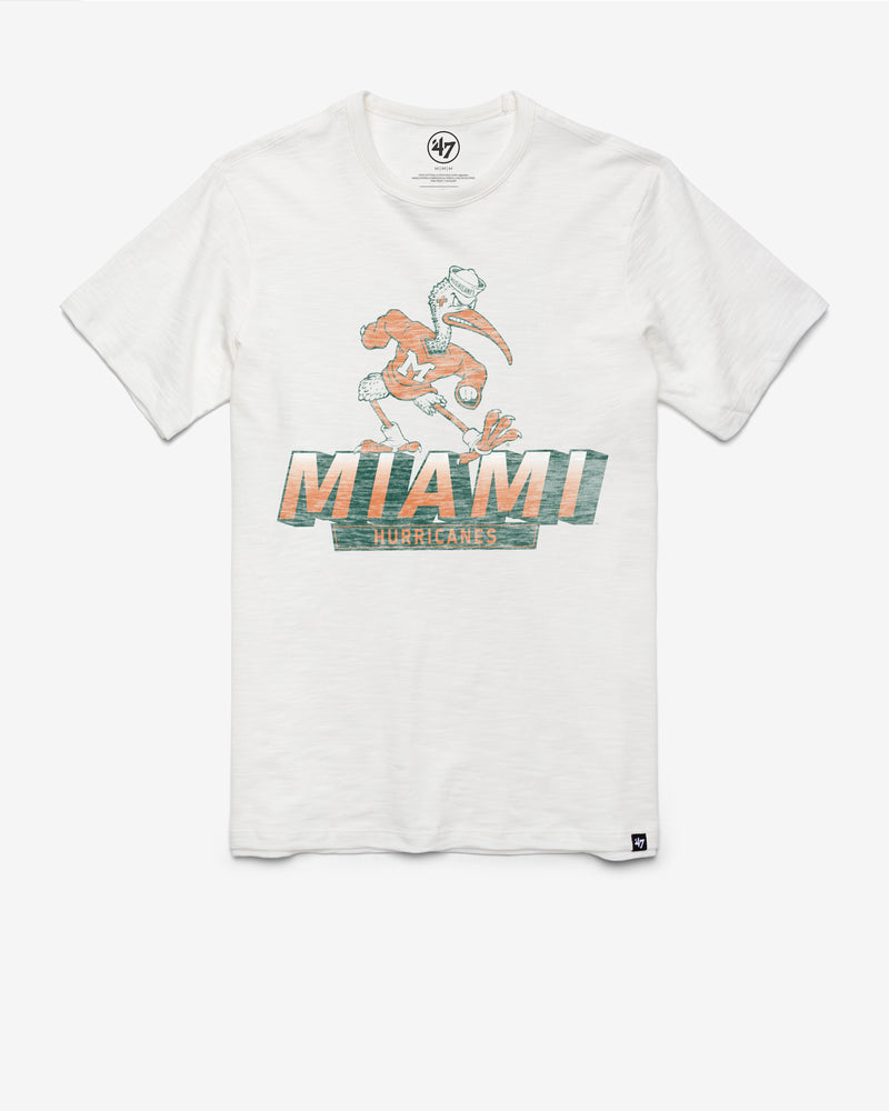MIAMI HURRICANES VINTAGE TOPSIDE '47 SCRUM TEE