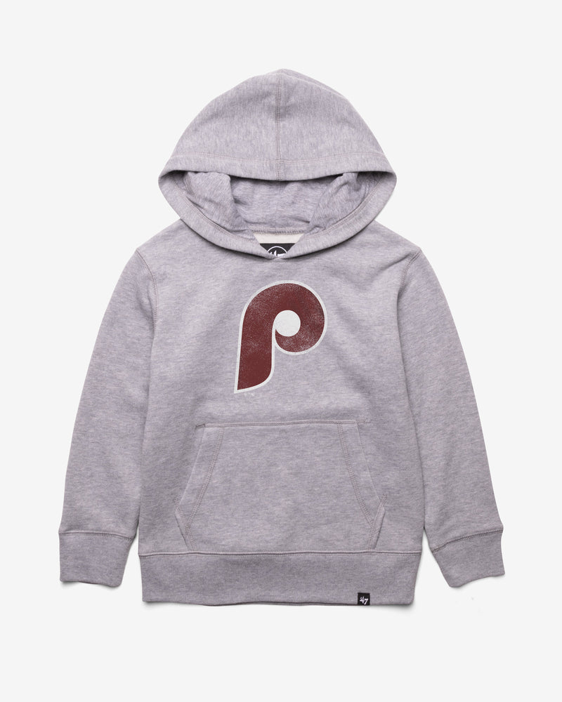 PHILADELPHIA PHILLIES DISTRESSED IMPRINT '47 KID'S HEADLNE HOOD
