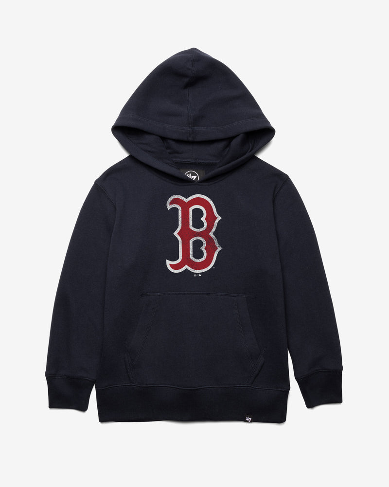 BOSTON RED SOX DISTRESSED IMPRINT '47 KID'S HEADLNE HOOD
