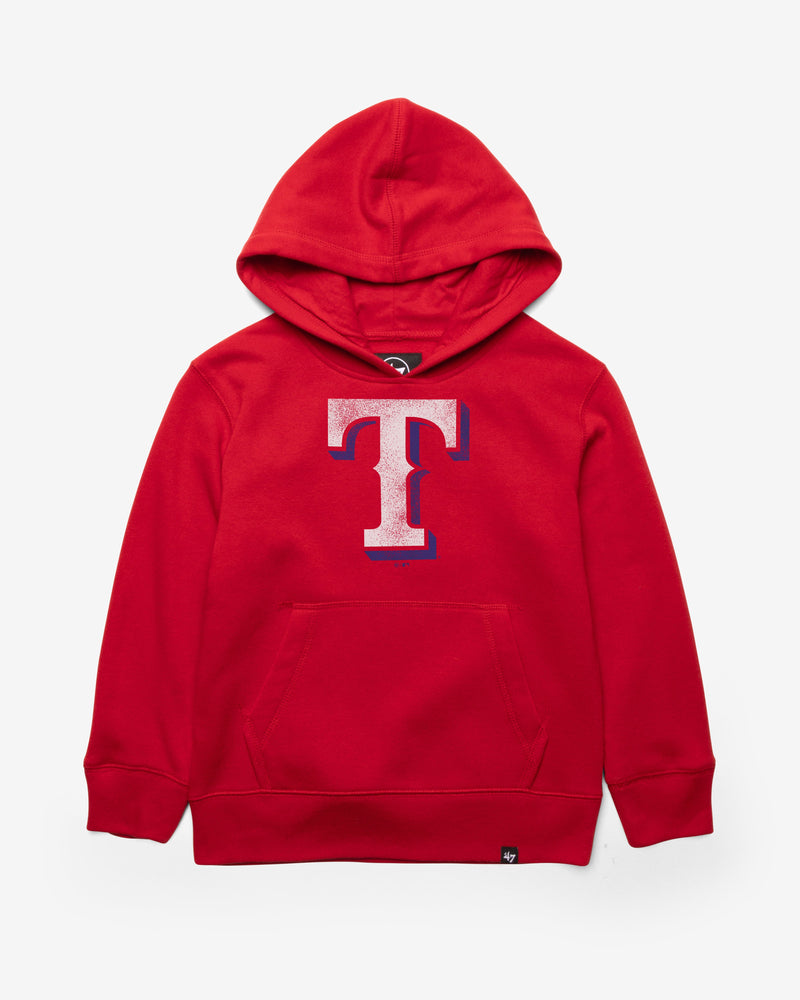 TEXAS RANGERS DISTRESSED IMPRINT '47 KID'S HEADLINE HOOD