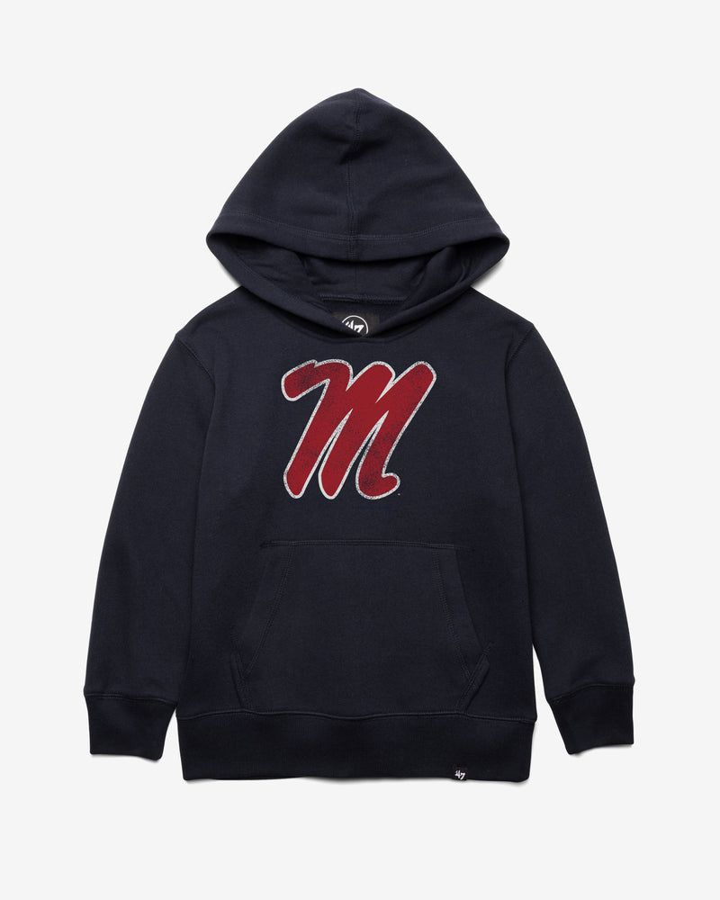 MISSISSIPPI REBELS DISTRESSED IMPRINT '47 KID'S HEADLINE HOOD