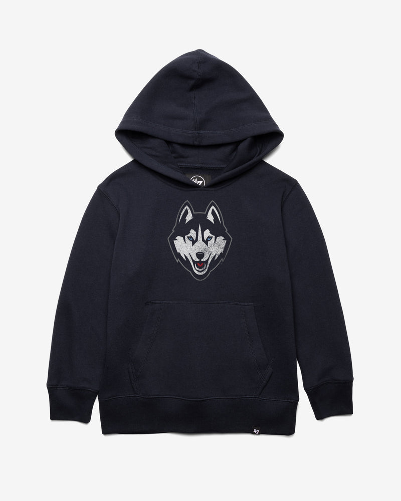 CONNECTICUT HUSKIES UCONN DOG DISTRESSED '47 KID'S IMPRINT HEADLINE HOOD
