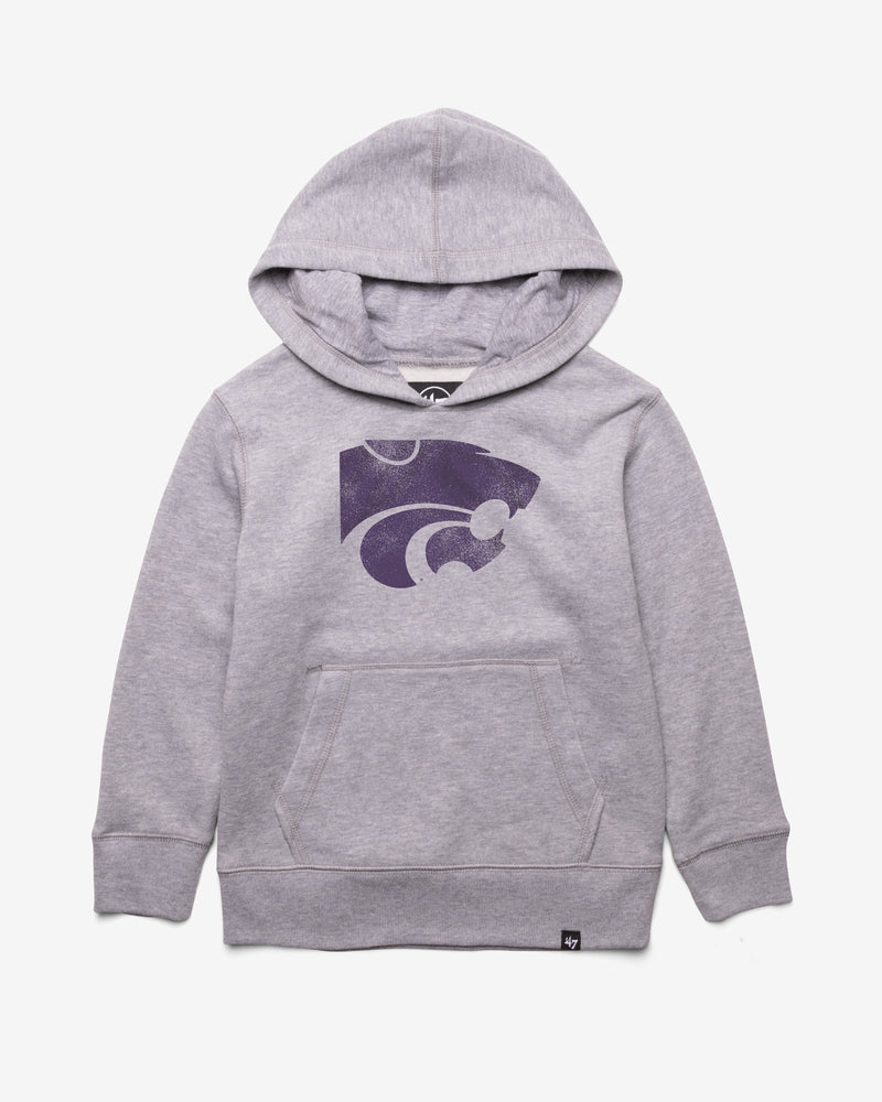 KANSAS STATE WILDCATS DISTRESSED IMPRINT '47 KID'S HEADLINE HOOD