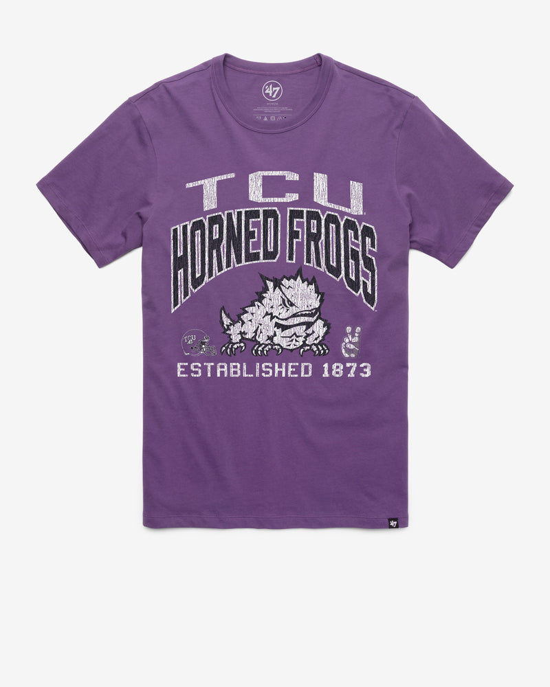TEXAS CHRISTIAN HORNED FROGS TURNED UP '47 FRANKLIN TEE