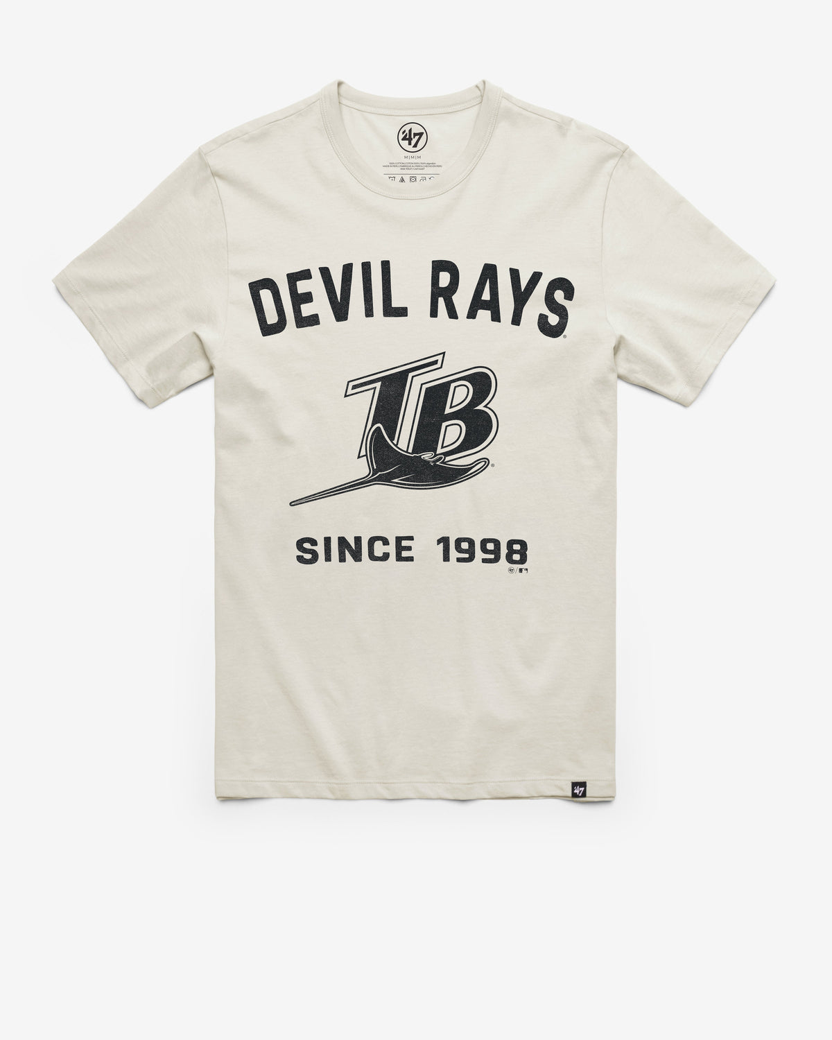 TAMPA BAY RAYS COOPERSTOWN DUSTER '47 FRANKLIN TEE