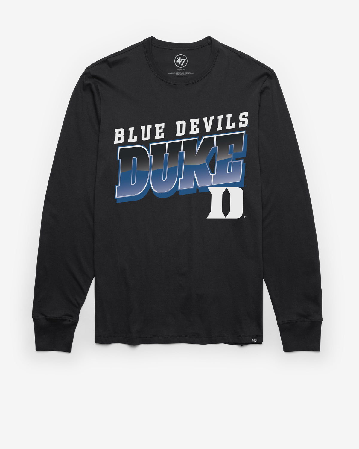 DUKE BLUE DEVILS POLISHED '47 FRANKLIN LONG SLEEVE TEE