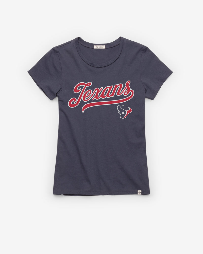 HOUSTON TEXANS TAIL SWEEP '47 FRANKIE TEE WOMENS