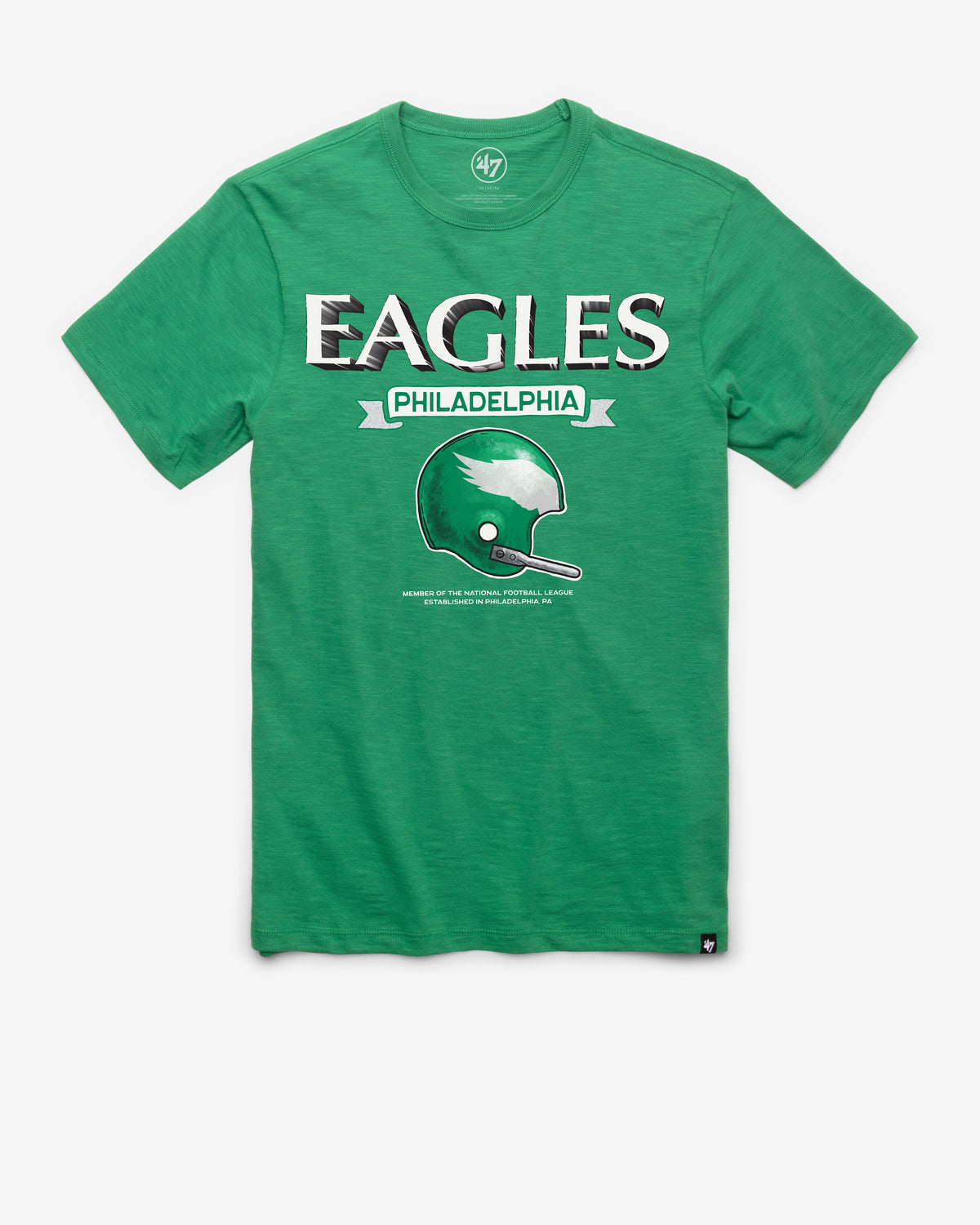 PHILADELPHIA EAGLES HISTORIC LONG HAUL '47 SCRUM TEE