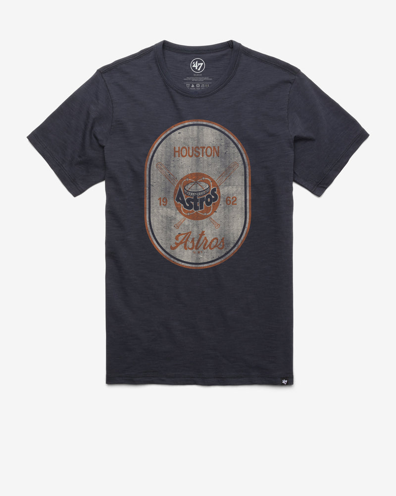 HOUSTON ASTROS COOPERSTOWN CROSS PATCH '47 SCRUM TEE