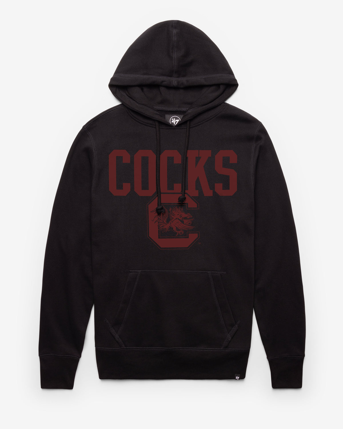 SOUTH CAROLINA GAMECOCKS STRAIGHT BLOCK '47 HEADLINE HOOD