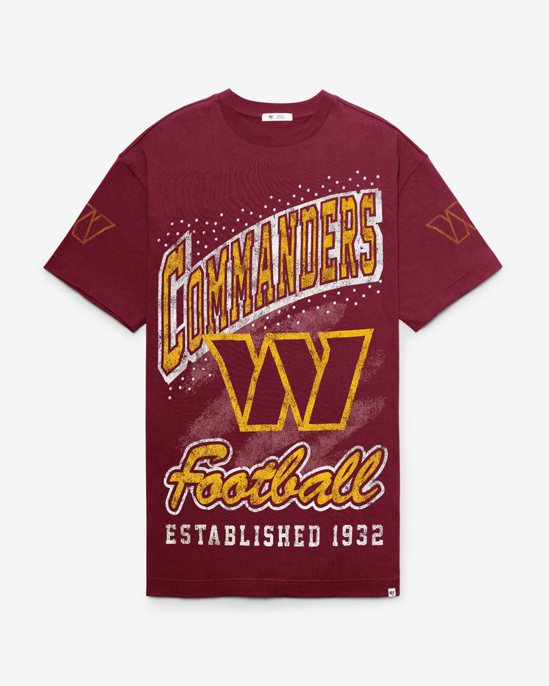 WASHINGTON COMMANDERS GEMSTONE SWASH '47 WOMEN'S  T-SHIRT DRESS