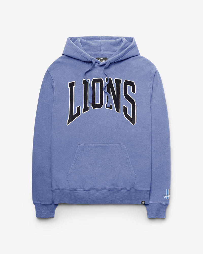 DETROIT LIONS HISTORIC GROTON WELL WORN '47 FRENCH TERRY HOOD