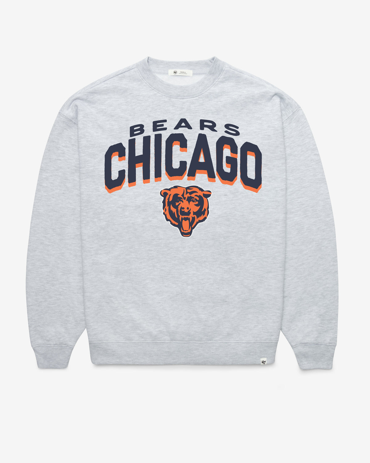 CHICAGO BEARS CAMPUS ARCH CLOUD OVERSIZED CREW WOMENS