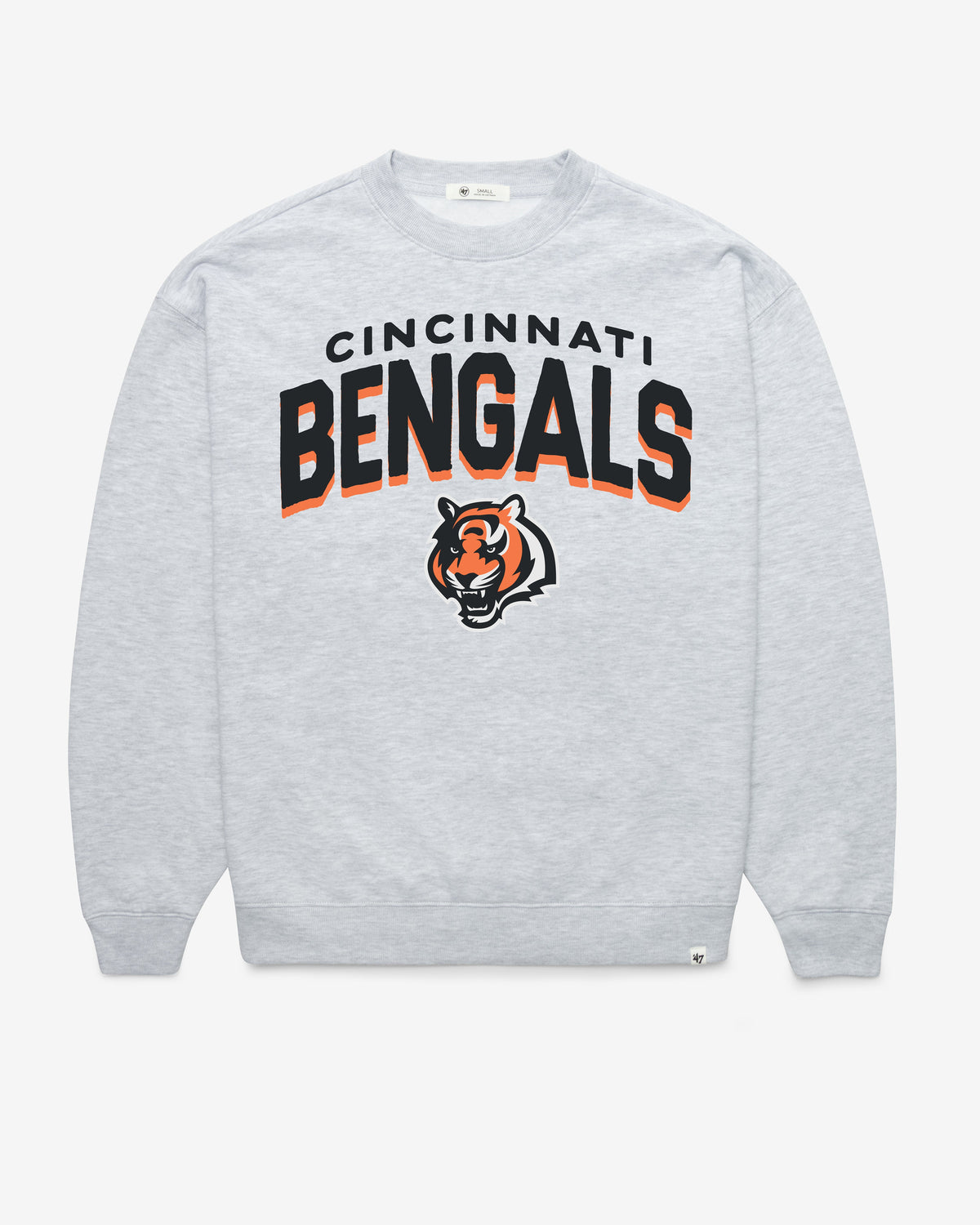 CINCINNATI BENGALS CAMPUS ARCH CLOUD '47 OVERSIZED CREW WOMENS