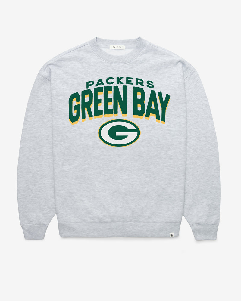GREEN BAY PACKERS CAMPUS ARCH CLOUD '47 OVERSIZED CREW WOMENS