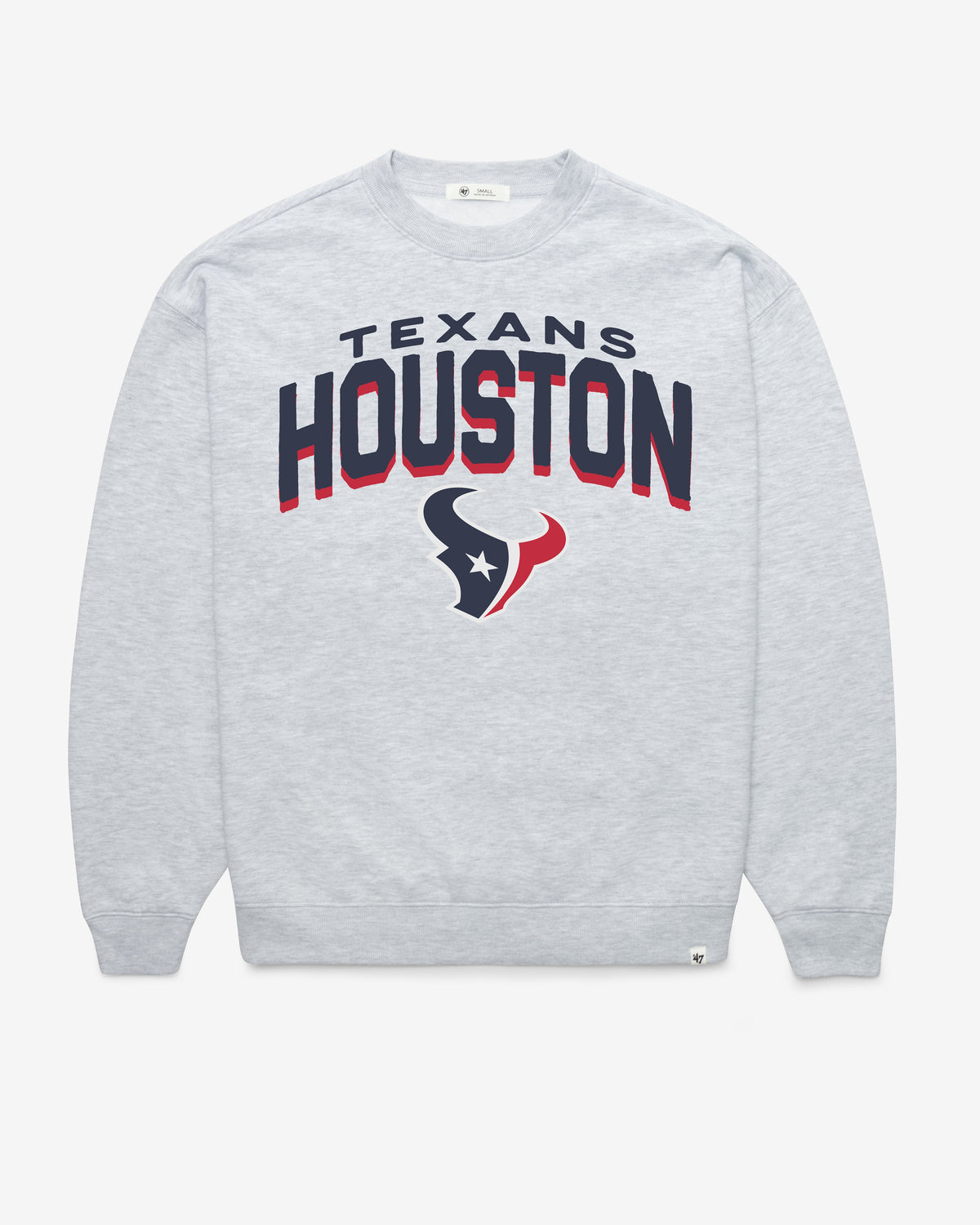 HOUSTON TEXANS CAMPUS ARCH CLOUD '47 OVERSIZED CREW WOMENS