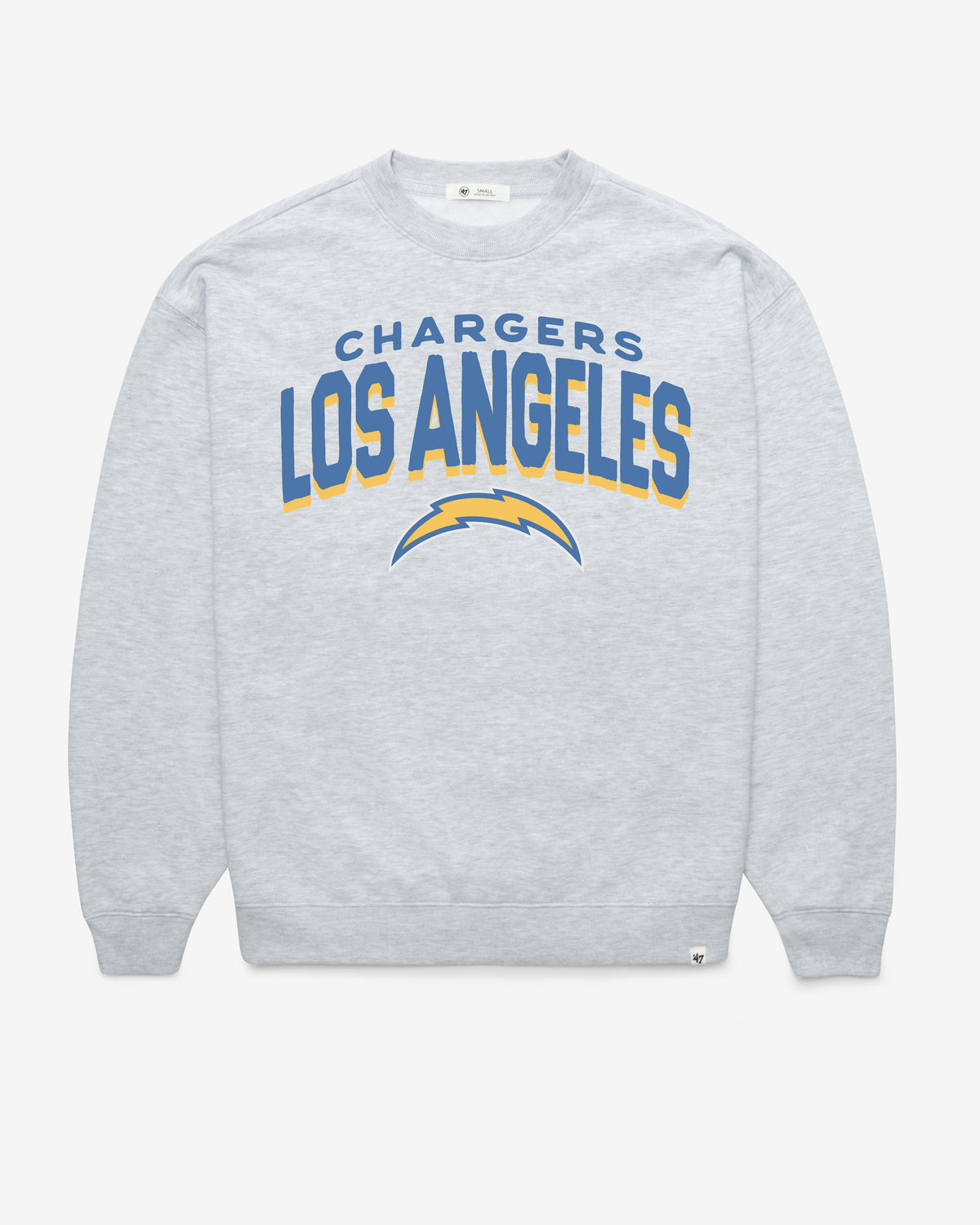 LOS ANGELES CHARGERS CAMPUS ARCH CLOUD '47 OVERSIZED CREW WOMENS